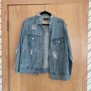 Missguided Oversized Denim Jacket